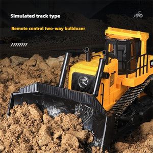 HobbyToki 1/16 RC Bulldozer Truck HUINA 1554