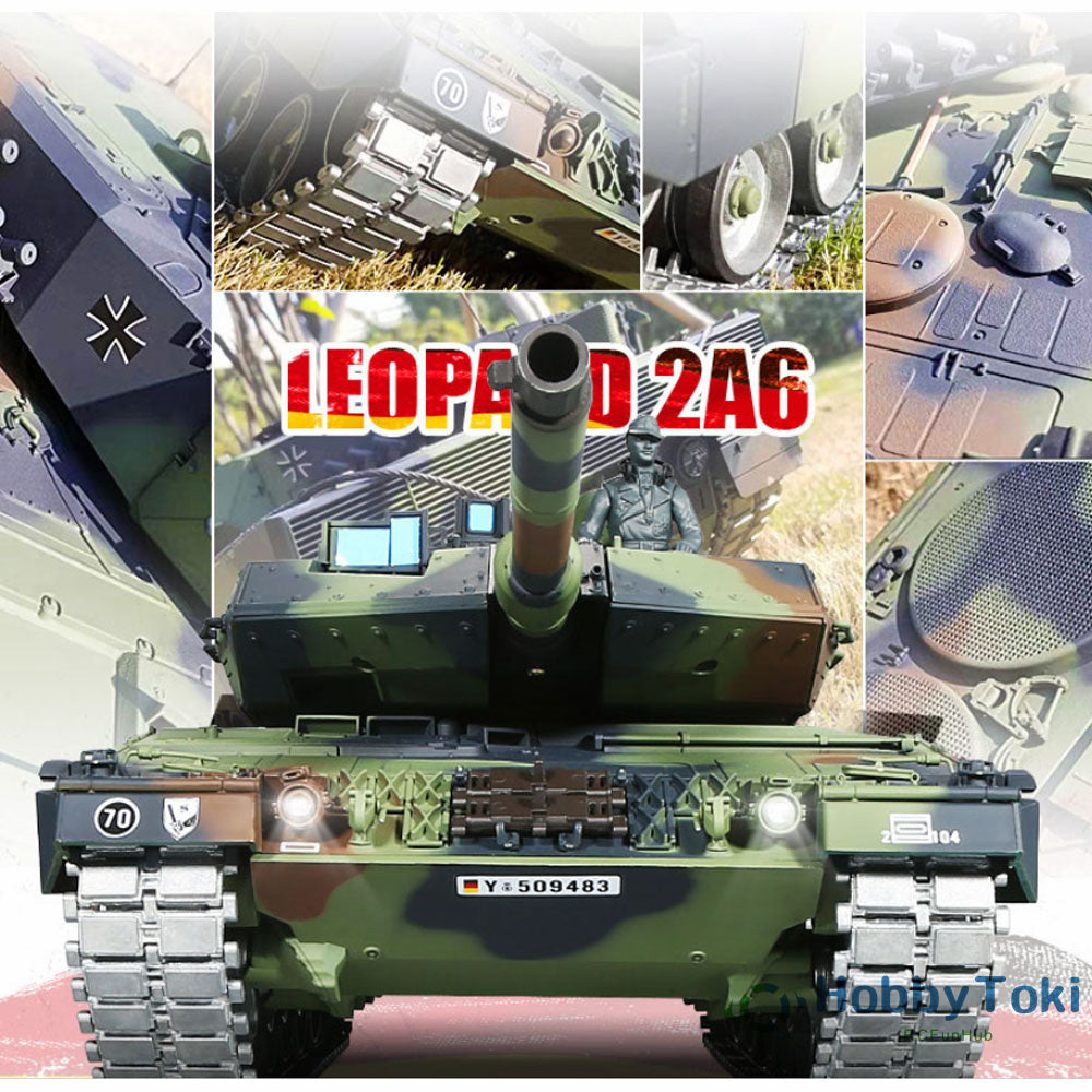 1/16 Germany Leopard 2A4 L2A4 Tank Upgrade Camouflage Version – HobbyToki