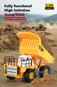 HobbyToki 1/24 Alloy Dumper Dump Truck HUINA 1517