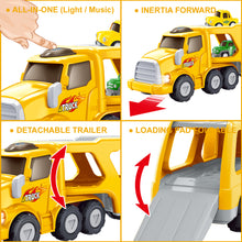 Load image into Gallery viewer, Kids Toy Car Multifunction Double Decker Truck
