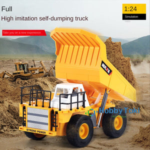 HobbyToki 1/24 Alloy Dumper Dump Truck HUINA 1517