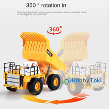 Load image into Gallery viewer, HobbyToki 1/24 Alloy Dumper Dump Truck HUINA 1517
