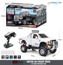 Load image into Gallery viewer, HobbyToki 1/10 Raptor Pickup MilitaryTruck RTR P410
