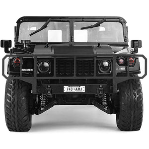 1/10 US American Hummer H1 Alloy Car Civilian Military 4WD 16CH RC Truck Upgrade With Sound and Light HG-P415