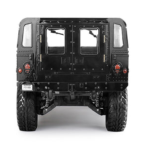 1/10 US American Hummer H1 Alloy Car Civilian Military 4WD 16CH RC Truck Upgrade With Sound and Light HG-P415