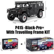 Load image into Gallery viewer, 1/10 US American Hummer H1 Alloy Car Civilian Military 4WD 16CH RC Truck Upgrade With Sound and Light HG-P415
