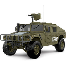 Load image into Gallery viewer, 1/10 US Humvee 4x4 Military Truck 4WD 2.4G RC Alloy Car KFOR RTR HG-P408
