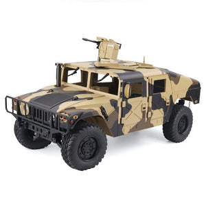 1/10 US Humvee 4x4 Military Truck 4WD 2.4G RC Alloy Car KFOR RTR HG-P408