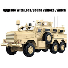 Load image into Gallery viewer, 1/12 US 6*6 Explosion Proof Truck MRAP 2.4G RC Alloy Car HG-P602
