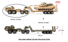 Load image into Gallery viewer, 1/12 US M747 Heavy Military Semi Trailer 2.4G RC Full Scale Alloy Car HG-P806
