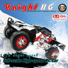 Load image into Gallery viewer, 1:10 High Speed Off Road Climbing 4WD 2.4G RC Racing Car Budget Short Course Truck RTR Knight HG-101
