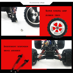 1:10 High Speed Big Foot RC CAR 4WD 2.4G RC RTR Track Star Truck HG-104