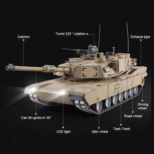 1/16 USA M1A2 Abrams RC Main Battle Tank