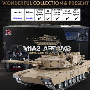 1/16 USA M1A2 Abrams RC Main Battle Tank