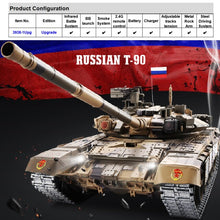 Load image into Gallery viewer, 1/16 Russian T90 RC Main Battle WW2 Tank
