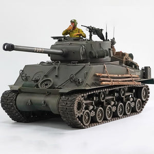 1/10 FURY Shermann M4A3E8 Heavy Hand-Made Tank