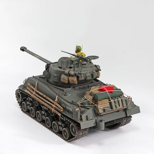 1/10 FURY Shermann M4A3E8 Heavy Hand-Made Tank