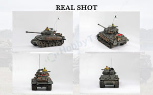 1/10 FURY Shermann M4A3E8 Heavy Hand-Made Tank