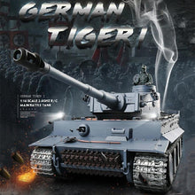 Load image into Gallery viewer, 1/16 German Tiger 1 Heavy Tank  RTR WW2 Military Army Model Tanks Hobby Grade HL
