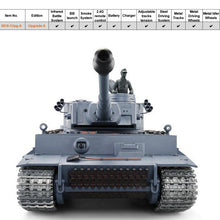 Load image into Gallery viewer, 1/16 German Tiger 1 Heavy Tank  RTR WW2 Military Army Model Tanks Hobby Grade HL
