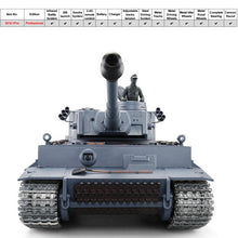 Load image into Gallery viewer, 1/16 German Tiger 1 Heavy Tank  RTR WW2 Military Army Model Tanks Hobby Grade HL
