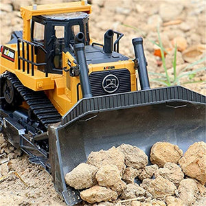 1/16 RC Bulldozer Alloy Truck Model HobbyToki HUINA 1569