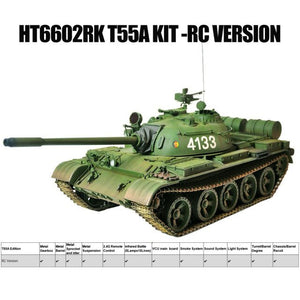 1/16 Russian Metal T55A Medium Soviet Tank