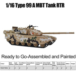 1/16 Type 99A Main Battle RC Tank