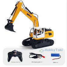 Load image into Gallery viewer, HobbyToki 1/24 2.4G 6CH RC Excavator HUINA 1516
