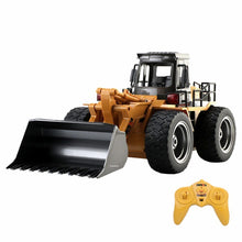 Load image into Gallery viewer, HobbyToki 1/18 Alloy RC Tractor Truck Bulldozer HUINA 1520
