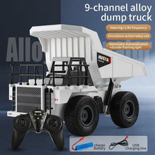 Load image into Gallery viewer, HobbyToki 1:24 RC Alloy Dumper Dump Truck 9CH HUINA 1668
