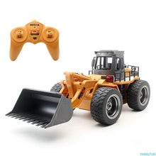 Load image into Gallery viewer, HobbyToki 1/18 Alloy RC Tractor Truck Bulldozer HUINA 1520
