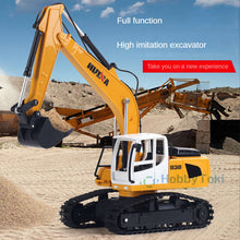 Load image into Gallery viewer, HobbyToki 1/24 2.4G 6CH RC Excavator HUINA 1516
